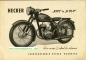 Preview: Hecker Motorrad Prospektblatt 2 Seiten 1953 hec-p53