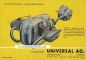 Preview: Universal Motorrad Prospekt  4 Seiten ca. 1954  uni-p54