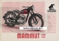 Preview: Mammut Motorrad Prospekt  4 Seiten 1951  mam-p51-2