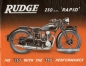 Preview: Rudge Motorrad Prospekt  20 Seiten 1937 rud-p37