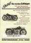 Preview: Schüttoff Motorrad Prospektblatt 2 Seiten 1927  sc-p272