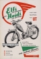 Preview: UT Motorrad Prospektblatt Type Elfi/Heidi  1956