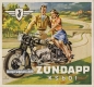 Preview: Zündapp Motorrad Prospektblatt 4 Seiten 1951 z-p51