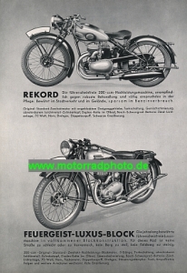 Preview: Standard Motorrad Prospekt  6 Seiten 1937      st-p37