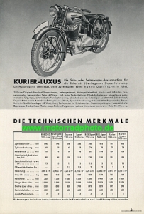 Preview: Standard Motorrad Prospekt  6 Seiten 1937      st-p37