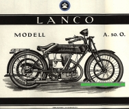 Lanco Motorrad Plakat Werbung 1924  lan-po01