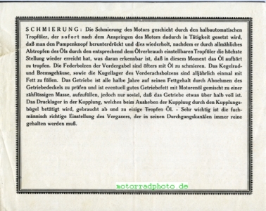 Preview: Göricke Motorrad Prospekt 4 Seiten  ca. 1924       gö-p24