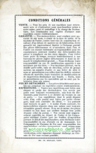 Preview: Gnom Rhone - ABC Motorrad Prospekt 1919  4 Seiten      grh-p19