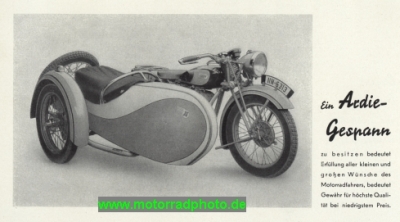 Preview: Ardie Motorrad Prospekt 1937  24 Seiten   ar-p37-1