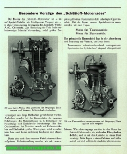 Preview: Schüttoff Motorrad-Faltprospekt 18 Seiten  1927  sc-p27