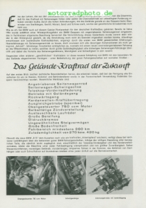 Preview: BMW Motorrad Prospekt R 75 8 Seiten  1942   bmw-p42