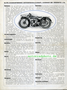Preview: Diamant Motorrad Prospekt  4 Seiten 1929    dia-p29-2