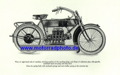 Preview: FN  Motorrad Prospekt 4 Zyl. 16 Seiten  1912    fn-p12-e