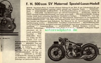 Preview: FN Motorrad Prospekt 20 Seiten  1934    fn-p34