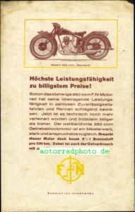 Preview: FN Motorrad Prospekt 8 Seiten  1932    fn-p32