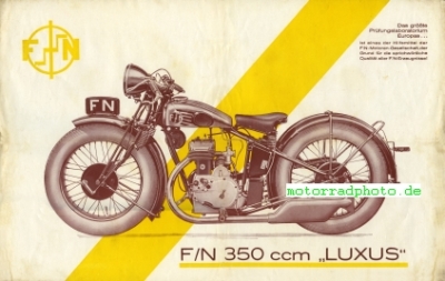 Preview: FN Motorrad Prospekt 8 Seiten  1932    fn-p32