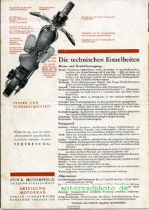 Preview: Stock Motorrad Prospekt 4 Seiten  1930    sto-p30-2