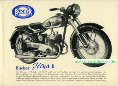 Preview: Bücker Motorrad Prospekt  6 Seiten  1951   bü-p51 Preview: Bücker Motorrad Prospekt  6 Seiten  1951   bü-p51