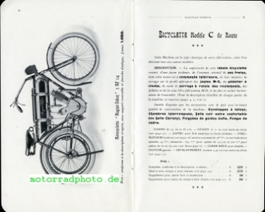 Preview: Magnat Debon Motorrad Prospekt 44 Seiten 1913   md-p13