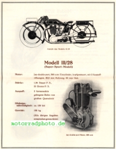 Preview: Tornax Motorrad Prospekt 8 Seiten  1928  tor-p28