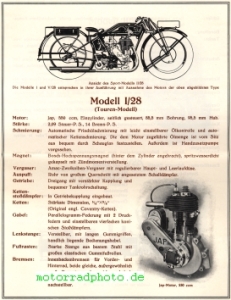 Preview: Tornax Motorrad Prospekt 8 Seiten  1928  tor-p28