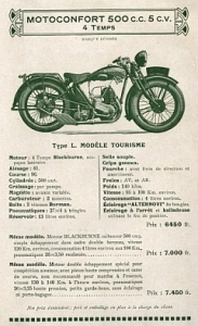 Preview: Motoconfort Motorrad Prospekt 8 Seiten 1929   moc-p29