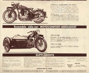 Preview: Motoconfort Motorrad Prospekt  8 Seiten  1938  moc-p38