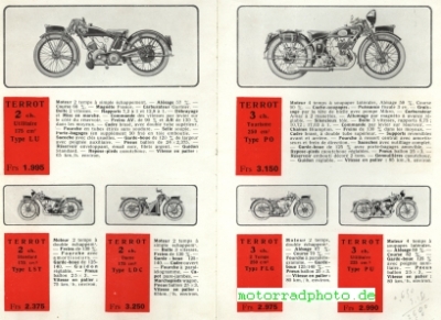 Preview: Terrot Motorrad Prospekt 10 Seiten 1934     ter-p34