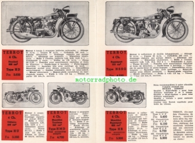Preview: Terrot Motorrad Prospekt 10 Seiten 1936     ter-p36