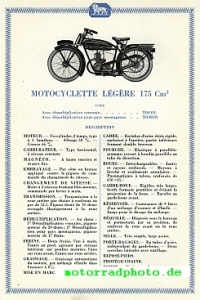 Preview: Peugeot Motorrad Prospekt  6 Seiten   1926   peu-p26