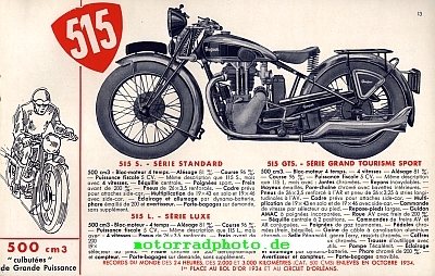 Preview: Peugeot Motorrad Prospekt  16 Seiten   1935  peu-p35