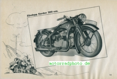 Preview: Zündapp Motorrad Prospekt  34 Seiten  1933   z-p33-2