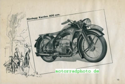 Preview: Zündapp Motorrad Prospekt  34 Seiten  1933   z-p33-2