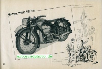 Preview: Zündapp Motorrad Prospekt  34 Seiten  1933   z-p33-2