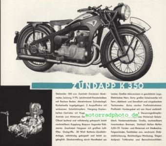 Preview: Zündapp Motorrad Prospekt  16 Seiten  1936   z-p36