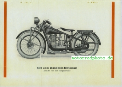 Preview: Wanderer Motorrad Prospekt 12 Seiten  1928  wa-p28