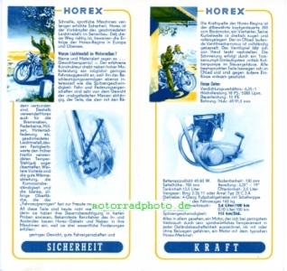 Preview: Horex Motorrad Prospekt 8 Seiten  1953   ho-p53