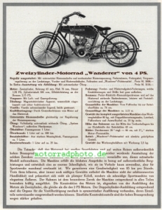 Preview: Wanderer Motorrad Prospekt 6 Seiten  1914  wa-p14