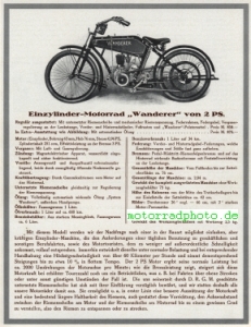 Preview: Wanderer Motorrad Prospekt 6 Seiten  1914  wa-p14