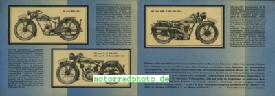 Preview: Hercules Motorrad Prospekt  4 Seiten  1934    her-p34