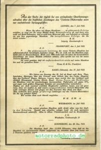 Preview: Victoria Motorrad Prospekt KR II  4 Seiten 1923    v-p23