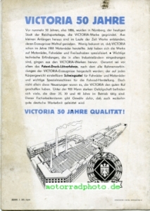 Preview: Victoria Motorrad Prospekt   12 Seiten 1936   v-p36-1