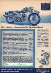 Preview: Victoria Motorrad  Gesamt Prospekt   12 Seiten 1937   v-p37