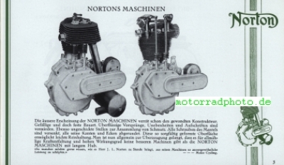 Preview: Norton Motorrad Prospekt  16 Seiten  1923  no-p23