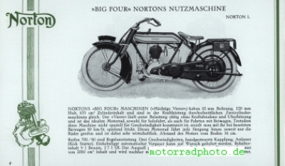 Preview: Norton Motorrad Prospekt  16 Seiten  1923  no-p23