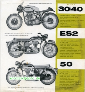 Preview: Norton Motorrad Prospekt  6 Seiten  1961  no-p61