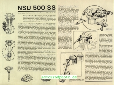 Preview: NSU Motorrad Prospekt  4 Seiten   1935  nsu-p35-2