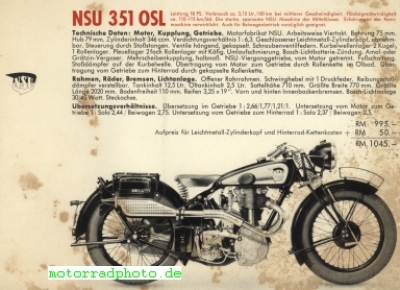 Preview: NSU Motorcycle brochure  14 pages   1936   nsu-p36-2