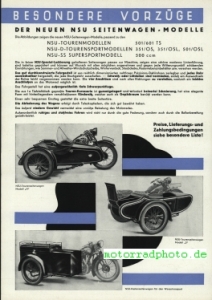 Preview: NSU Motorcycle brochure  4 pages   1936   nsu-p36-3