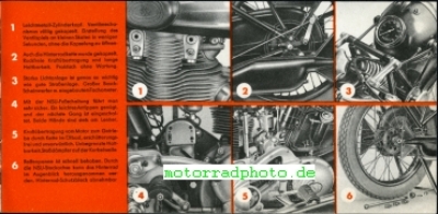 Preview: NSU Motorcycle brochure  8 pages   1938   nsu-p38